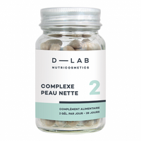 D-LAB kompleksas odos skaistinimui COMPLEXE PEAU NETTE, 56 Kapsulės