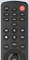 distancinis valdymas - TV pultas One For All Universal Remote Contour 8 URC 1280 - 3 nuotrauka