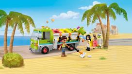zaislai sunkvezimis - LEGO FRIENDS Šiukšlių perdirbimo sunkvežimis 41712  - 6 nuotrauka