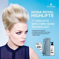igora dazai - Schwarzkopf Professional Igora Royal Highlifts profesionalūs plaukų dažai 60 ml. - 12-11 Super Intense Ash - 3 nuotrauka