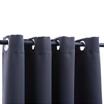 uzuolaidos blackout - Naktinės užuolaidos VLX Blackout 134421, antracito, 2900 mm x 2450 mm - 3 nuotrauka