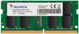ddr4 3200 gb sodimm - Adata Premier Green 16GB 3200MHZ SODIMM AD4S320016G22-SGN - 2 nuotrauka