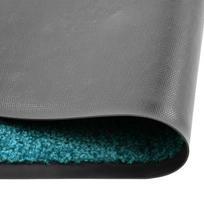 zalias kilimas - Durų kilimėlis VLX Washable 323457, žalsvai mėlyna (cyan), 600 mm x 400 mm x 9 mm - 3 nuotrauka