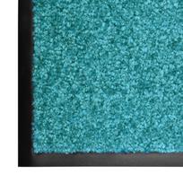 zalias kilimas - Durų kilimėlis VLX Washable 323457, žalsvai mėlyna (cyan), 600 mm x 400 mm x 9 mm - 4 nuotrauka