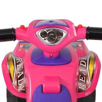 vaikiskos dzipas rozinis - Paspiriamas automobilis VLX Ride-on ATV, rožinis/violetinis - 4 nuotrauka