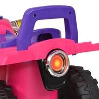 vaikiskos dzipas rozinis - Paspiriamas automobilis VLX Ride-on ATV, rožinis/violetinis - 6 nuotrauka