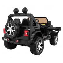 elektromobiliai 4x4 - Vaikiškas elektromobilis "JEEP Wrangler Rubicon", Juodas - 2 nuotrauka