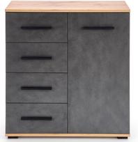 Komoda Halmar Lima KM-2, pilka, 77x40x82 cm