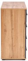 pilka komoda - Komoda Halmar Lima KM-2, pilka, 77x40x82 cm - 3 nuotrauka