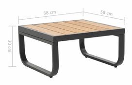 kampini baldu komplektas - Lauko baldų komplektas VLX 44704 - 7 nuotrauka