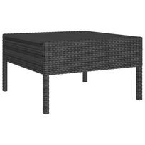 lauko baldai 7 vietos - Lauko baldų komplektas VLX Garden Lounge Set Poly Rattan, pilkas, 7 vietų - 10 nuotrauka