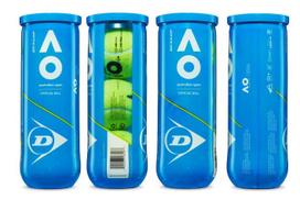 tuba kamuoliukams - Lauko teniso kamuoliukas Dunlop Australian Open, geltonas, 3 vnt. - 3 nuotrauka