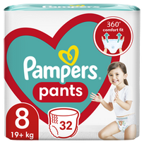 Sauskelnės Pampers Pants, 8-15 dydis, 19 kg, 32 vnt.