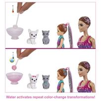 barbie spalvu siurprizas - Lėlė Mattel Barbie Color Reveal Surprise Party GXJ88, 29 cm - 4 nuotrauka