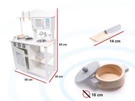 virtuvele - Vaikiška virtuvėlė Wooden Kitchen 6490 - 8 nuotrauka