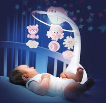 mobilus projektorius - Lovytės karuselė Infantino Projector Musical Mobile 3in1 - 2 nuotrauka