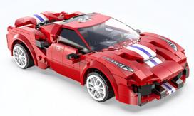 rc automobilis - Konstruktorius Race Car, 306 vnt. - 1 nuotrauka