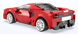 rc automobilis - Konstruktorius Race Car, 306 vnt. - 2 nuotrauka