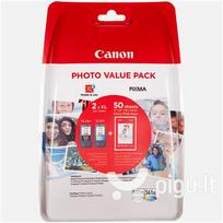 kasetes canon pg 560xl - Spausdintuvo kasetė Canon CRG, juoda/geltona/violetinė/žydra - 2 nuotrauka