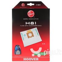 hoover siurblio - Dulkių siurblių maišeliai Hoover Pure Epa H81, 4vnt - 2 nuotrauka