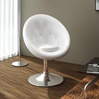 baro kedes taburete - Baro kėdė VLX Chesterfield 240448, balta - 6 nuotrauka