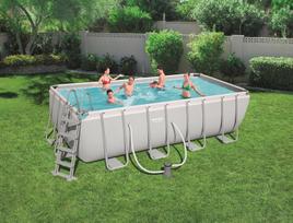 bestway power steel - Bestway Power Steel, 488x244x122 cm, pilkas - 9 nuotrauka