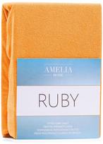paklode su guma 90x200 - AmeliaHome Ruby Frote Bedsheet 80-90x200 Orange 50 - 1 nuotrauka