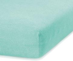 paklode su guma 180x200 - AmeliaHome Ruby Frote Bedsheet 160-180x200 Peppermint 54 - 3 nuotrauka