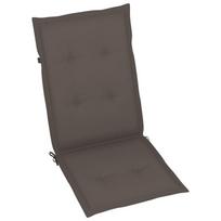 Kėdžių užvalkalas VLX Garden Chair Cushions 47540, ruda/pilka, 1200 mm x 500 mm, 2 vnt.