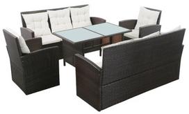 Lauko baldų komplektas VLX 5 Piece Garden Lounge Set With Cushions 43973