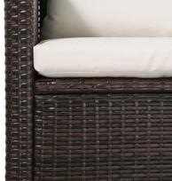 baldai - Lauko baldų komplektas VLX 5 Piece Garden Lounge Set With Cushions 43973 - 8 nuotrauka