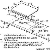 hob induction - Bosch PXY875DC1E - 5 nuotrauka