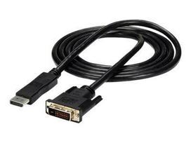 displayport dvi - Laidas StarTech DisplayPort To DVI Cable 1.8m Black - 4 nuotrauka