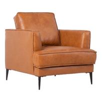 Fotelis Home4you Leo Light Brown, 80x86x85 cm