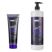 plauku tonuojantis sampunas - Fudge Clean Skirtas šviesiems plaukams Violet-Toning Šviesius plaukus tonuojantis šampūnas, 250 ml - 2 nuotrauka