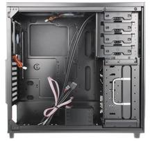 korpusas silverstone - SilverStone SST-TJ04B-E TemJin Midi Tower Black - 2 nuotrauka