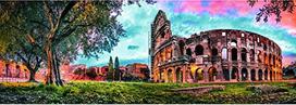 puzzle deliones 1000 - Trefl Panorama Colosseum 29030T - 3 nuotrauka