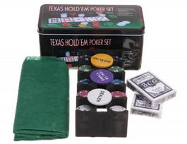 poker set - Žaidimas Texas Holdem Poker Set, EN - 3 nuotrauka
