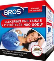 ploksteles nuo - Elektrinis fumigatoriaus nuo uodų BROS, + 10 plokštelių - 2 nuotrauka