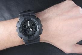 g shock laikrodis casio - Casio G-Shock GA-100-1A1ER - 3 nuotrauka