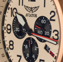 aviator laikrodis - AVIATOR V.2.25.2.173.4 - 4 nuotrauka