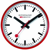 sieniniai laikrodziai - MONDAINE Clocks A990.CLOCK.11SBC - 1 nuotrauka