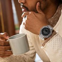 g shock laikrodis casio - G-SHOCK G-CLASSIC GA-2100SKE-7AER - 1 nuotrauka