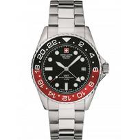 swiss laikrodziai - Vyriškas Laikrodis SWISS ALPINE MILITARY MASTER DIVER GMT 7052.1136 - 2 nuotrauka