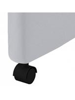 dirbtines odos kedes 4 - Valgomojo kėdė VLX Dining Chairs 4 pcs, balta, 4 vnt. - 6 nuotrauka