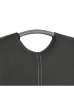 dirbtines odos kedes 4 - Valgomojo kėdė VLX Faux Leather 246192, pilka, 4 vnt. - 7 nuotrauka