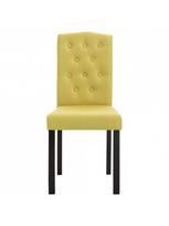 zalios valgomojo kedes - Valgomojo kėdė VLX Fabric 249004, alyvuogių žalia, 4 vnt. - 5 nuotrauka