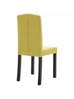 zalios valgomojo kedes - Valgomojo kėdė VLX Fabric 249004, alyvuogių žalia, 4 vnt. - 7 nuotrauka