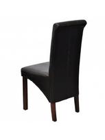 kedes 6 valgomojo - Valgomojo kėdė VLX Faux Leather 160320, ruda, 6 vnt. - 3 nuotrauka
