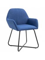 valgomojo kedes melynos - Valgomojo kėdė VLX Fabric 249811, mėlyna, 2 vnt. - 5 nuotrauka